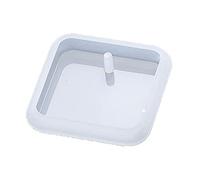 Moule géométrique en forme de cœur rond ellipse rectangulaire en forme de bouclier en résine de cristal UV perforé bijoux collier porte-clés moulage