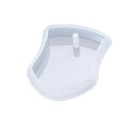 Moule géométrique en forme de cœur rond ellipse rectangulaire en forme de bouclier en résine de cristal UV perforé bijoux collier porte-clés moulage