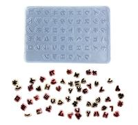 Moule géométrique en silicone époxy avec mot japonais pour porte-clés, pendentif, décoration de sac, artisanat, moule de mots japonais