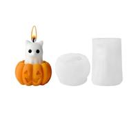 Moule Halloween pour Fabriquer des Bougies | Moule à bougie DIY | Moules Ciment Festifs | pour les artistes, les professeurs d'art, les amateurs, les amateurs d'artisanat, le plâtre de ciment, la