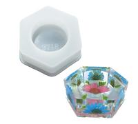 Moule hexagonal en résine tendance et polyvalent pour les amateurs d'artisanat et les personnes qui recherchent un accessoire de décoration unique pour la maison