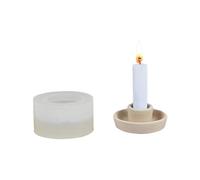 Moule hexagonal rond en silicone pour décoration de table, outil de fabrication de plâtre, fournitures antiadhésives et