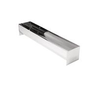 Vogue E581 Grand mouleà terrine en forme de U en acier inoxydable Argenté 90 x 500 x 100 mm