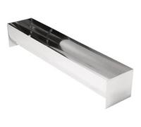 Vogue E581 Grand mouleà terrine en forme de U en acier inoxydable Argenté 90 x 500 x 100 mm