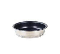 Baumalu Moule à Tarte Tatin Ø24 cm – Acier inoxydable, Anti-adhérent 3 couches, Induction, Argenté