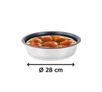 Beka 340929 Moule à Tarte Tatin Diamètre: 28 cm, Silver