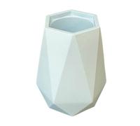 Moule Jesmonite Silicone 10x8cm Vase À Facettes