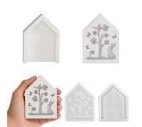 Moule Lapin De PâQues，Moules Pour RéSine éPoxy,Moules Animaux DéMoulage Rapide Pour RéSine,DéCoration Pour FêTes Mariage Anniversaire Bureau éTagèRe Fenê，Convient Aux PassionnéS De Loisirs CréAtifs