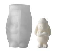Moule Lapin,Moule de Moulage 3D Lapin en Silicone pour Béton - Ornement Résine Époxy | Pour Artisans Ateliers Créatifs Enseignants Événements Thématiques Passionnés Loisirs Créatifs