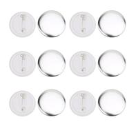HEEPDD Moule Machine à Badges, 100 Badge 37mm Moule Badges Vierges Faisant des Fournitures pour Badge Corsage étiquettes de nom pour Enfants Bricolage Fournitures d'artisanat