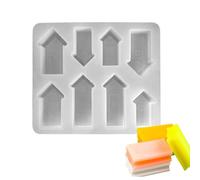 Moule Maison - Moules à Pâtisserie en Silicone de Noël | Moule À 8 Cavités Pour Résine Pâte À Sucre Biscuits D'Hiver Pain D'Épice