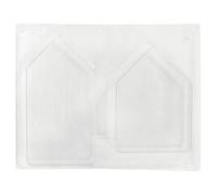Moule:Maisons, 2 Maisons 13,5 - 16,5cm, Profondeur 3cm