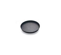 Gobel – Moule métal Tourtière ronde cannelée – Anti-adhérent, fond fixe – 22 cm
