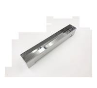 patisse 13923, Moule à bûche de Noël petit format, Mini Gouttière à bûche carrée, inox, 30x4.5x(h)4.5cm