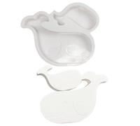 Moule, Moule De Chocolat | Maman Et Bébé Moule En Craie | Moules D'ornements En Chronomètre Animal En Silicone, Moules Argileux En Résine De Savon Fait À La Main