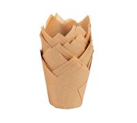 Moule Muffin Gobelets en papier for Cupcakes tulipes, 100 pièces, doublure de résistante à l'huile, boîte muffins cuisson, outils décoration gâteaux, étuis Pour La Cuisson(Color9)