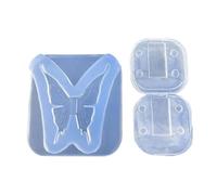 Moule multi-usages en silicone en forme de papillon pour ongles, outil de conception de bijoux élastique, moule flexible en silicone pour artistes et amateurs