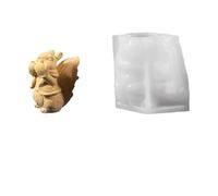 Moule multifonction en forme d'écureuil adapté pour la résine époxy, ornement décoratif en forme d'écureuil