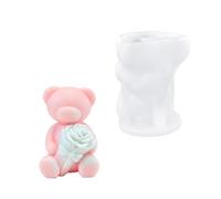 Moule multifonction en silicone en forme d'ours/lapins pour tous les âges et occasions