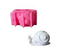 Moule multifonction en silicone pour créations artistiques en résine, décorations en forme de crâne, escargot et fabrication de cadeaux, moules en silicone allant au micro-ondes