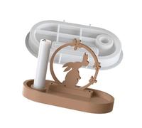 Moule multifonction en silicone pour plateaux en résine rose, organiseurs de bijoux et créations en époxy pour le rangement de bijoux