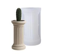 Moule multifonction en silicone pour pot de fleurs adapté pour la résine et le béton, la création de colonnes romaines de jardinière, décoration de jardin, moule à béton