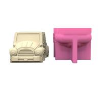 Moule multifonction en silicone pour pot de fleurs en forme de voiture adapté pour la fabrication de vases en silicone