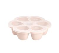 Moule Multiportions Silicone 6 X 90 Ml Rose - Beaba