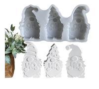 Moule nain en résine - 11 x 21 cm - Moule décoratif en plâtre en forme de naine - Outils de moulage époxy | Moule de bricolage pour décoration de Noël, décoration d'intérieur, figurines de