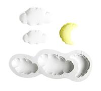 Moule nuage en Silicone de qualité alimentaire, Fondant, chocolat, bonbons, décoration, outil artisanal, passe lave-vaisselle, moule de cuisson de desserts, passe four, moules à chocolat en