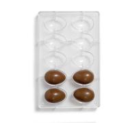 Moule Oeuf en polycarbonate x 4 cavités 70 g Decora