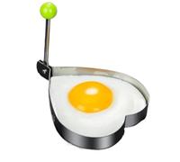 Moule Oeufs Frits Acier Inoxydable Moule à œufs frits en acier inoxydable, machine crêpes forme de cœur, cuisson du petit déjeuner, anneaux d'omelette, outils cuisine(Type1)