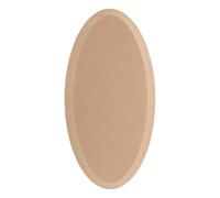 Moule Ovale de Poterie en MDF pour Modelage Manuel D'argile | Formage de Plaques, Stabilité du Projet, Résultat Uniforme, S'adapte à Différentes Pâtes, Couleur Kaki