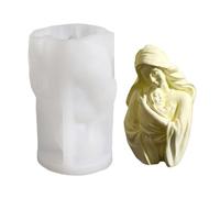 Moule parfumé fait à la main avec la Vierge mère et l'enfant, idéal pour la décoration de la maison et les cérémonies religieuses Statue Craft moule