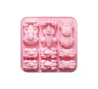 Moule Pâtisserie Silicone - Voiture Course 9 Empreintes, Outil Antiadhésif Flexible, Fabrication Chocolat Savon Bougie, Résistance Température Durable, Nettoyage Facile Réutilisable | Solution Créativ