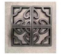 Moule Pavage en béton Ciment Antique Brique Moule Square Jardin Mur Fabrication de moules de Briques Sculpture en béton antidérapant en Plastique de pavé en Plastique 30x30x7cm