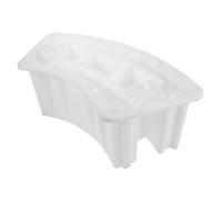 Moule Plastique pour Blocs Creux en Ciment, Rond, Blanc | Finition Lisse et Éclatante, Démoulage Rapide, Manipulation Aisée, pour Chantiers D'infrastructure et Drainage