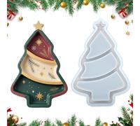 Moule plateau en silicone pour résine époxy Réutilisable à Compartiments | coulage DIY loisirs créatifs Créations bougie bol coffret bijoux organiseur bureau arg
