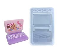 Moule pliable en silicone pour carnet de notes, tasse creuse à secouer pour pendentif, porte-clés, décoration, décoration