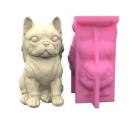 Moule polyvalent en silicone pour béton - Moule en silicone en forme de chien pour concevoir des vases et des supports