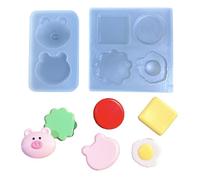 Moule polyvalent en silicone pour hamburger - Convient pour la fabrication de savon et l'argile en silicone