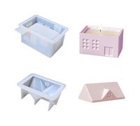 Moule polyvalent en silicone pour la fabrication de résine de style pastoral européen, outils de bijoux, moule en silicone pour maison de campagne
