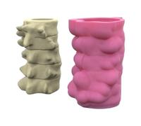 Moule polyvalent en silicone pour vase d'orgue en résine moulée pour la maison, la décoration et le rangement de bijoux créatifs en silicone