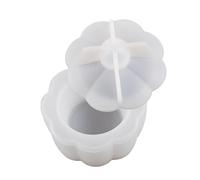 Moule porte-bougie - moule coulée de pots pour succulentes, moule à pot en résine | avec couvercle moule pour moulage de pots pour succulentes pour moules à bougies en béton