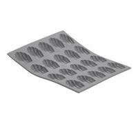 Moule pour 20 mini madeleine en silicone elastomoules - De Buyer - Gris - Silicone gris G