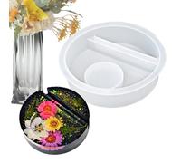 Moule pour Bougeoir, Moule à Plâtre de Noël, Silicone Pour Chandelles De Noël Pour Adultes Ciment Plâtre Artisans Passionnés Décorateurs