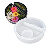 Moule pour Bougeoir | Moule Ciment pour Noël Artisanal | Silicone pour Bougie en Ciment et Plâtre pour Organisateurs d'Événements Artisans et Décorateurs