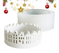 Moule pour Bougeoir - Moule Maison Creux en Silicone | Accessoire de Loisirs Créatifs Anti-Adhésif Pour Art de la Table Décoration Intérieure et Maison,Artisanat Intérieur Cuisine