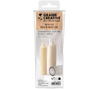 Moule Pour Bougie En Pvc Chandelle Striée