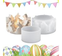 Moule Pour Bougie Tealight Chauffe-Plat - Moule En Silicone Pour Moulage De Pâques,Décoration De Table Pour La Fête De Pâques | Pour La Maison L'Appartement La Ferme Le Salon La Cuisine Le Balcon Le J